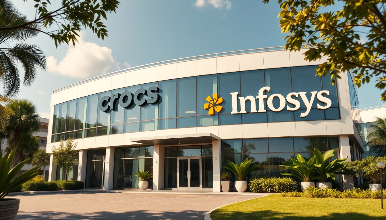 Crocs signe un partenariat de 10 ans avec Infosys