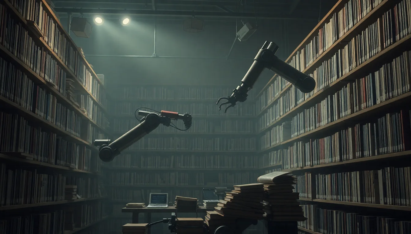 Destruction de livres : le savoir sacrifié pour l'IA